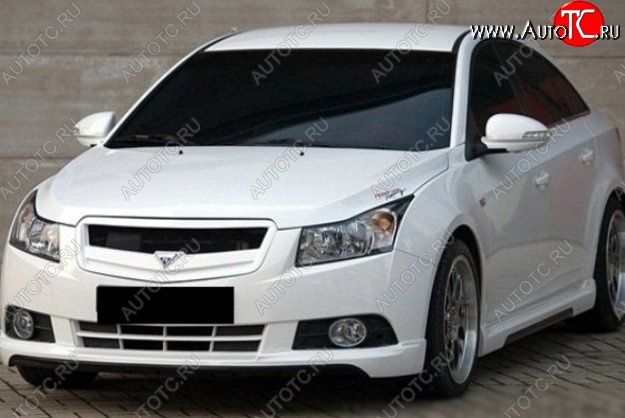 2 999 р. Решётка радиатора Road Runs style Chevrolet Cruze J300 седан рестайлинг (2012-2015) (Неокрашенная)  с доставкой в г. Горно‑Алтайск