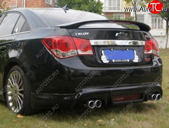 3 999 р. Спойлер CT Chevrolet Cruze J300 седан дорестайлинг (2009-2012) (Неокрашенный)  с доставкой в г. Горно‑Алтайск