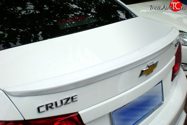 2 599 р. Лип спойлер M-VRS Chevrolet Cruze J300 седан дорестайлинг (2009-2012) (Неокрашенный)  с доставкой в г. Горно‑Алтайск