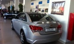 6 849 р. Спойлер LitCompany Chevrolet Cruze J300 седан дорестайлинг (2009-2012) (Неокрашенный)  с доставкой в г. Горно‑Алтайск. Увеличить фотографию 5