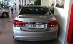 6 849 р. Спойлер LitCompany Chevrolet Cruze J300 седан дорестайлинг (2009-2012) (Неокрашенный)  с доставкой в г. Горно‑Алтайск. Увеличить фотографию 6