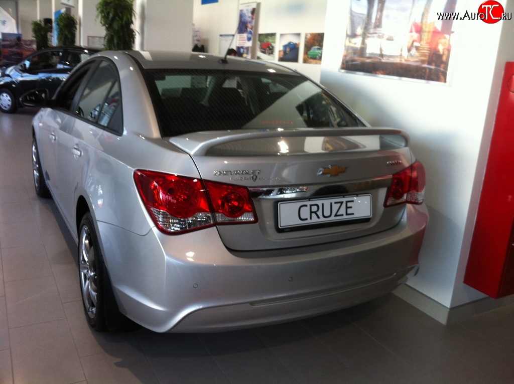 6 849 р. Спойлер LitCompany Chevrolet Cruze J300 седан дорестайлинг (2009-2012) (Неокрашенный)  с доставкой в г. Горно‑Алтайск