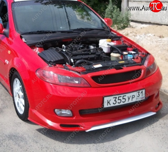 1 249 р. Нижняя планка для накладки переднего бампера CT 1 Chevrolet Lacetti хэтчбек (2002-2013) (Неокрашенная)  с доставкой в г. Горно‑Алтайск