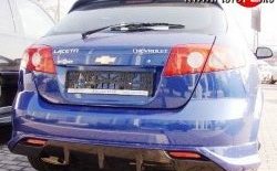 4 499 р. Накладка заднего бампера ATL  Chevrolet Lacetti  хэтчбек (2002-2013) (Неокрашенная)  с доставкой в г. Горно‑Алтайск. Увеличить фотографию 2
