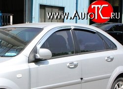 999 р. Комплект дефлекторов окон (ветровиков) 4 шт. Russtal Chevrolet Lacetti седан (2002-2013)  с доставкой в г. Горно‑Алтайск