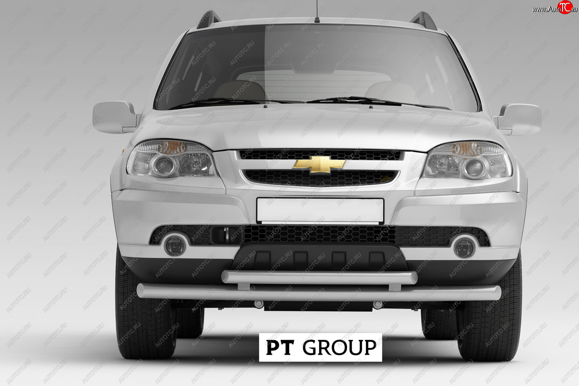 5 989 р. Защита переднего бампера Petroil Tuning (Ø63/51 мм)  Chevrolet Niva  2123 (2009-2020), Лада 2123 (Нива Шевроле) (2009-2021) (Сталь полимерным покрытием в цвет: серебристый ❞Искра❝)  с доставкой в г. Горно‑Алтайск