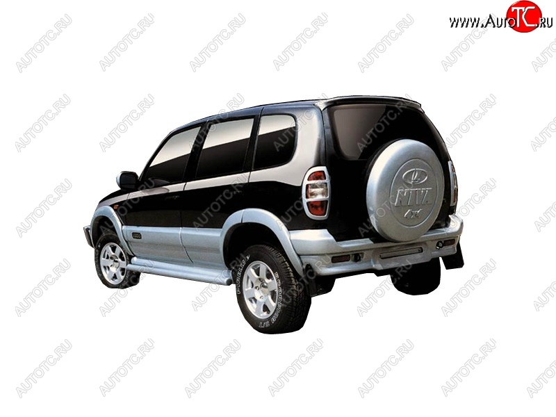 999 р. Комплект накладок на арки Stan (широкие)  Chevrolet Niva  2123 (2002-2008) дорестайлинг (Неокрашенные)  с доставкой в г. Горно‑Алтайск