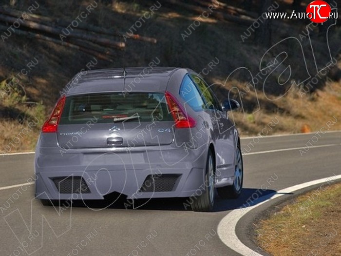 25 899 р. Задний бампер Golardo CITROEN C4  дорестайлинг, хэтчбэк 5 дв. (2004-2008)  с доставкой в г. Горно‑Алтайск