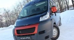 739 р. Реснички на фары RA CITROEN Jumper 250 (2006-2014) (Глянец под окраску, Неокрашенные)  с доставкой в г. Горно‑Алтайск. Увеличить фотографию 3