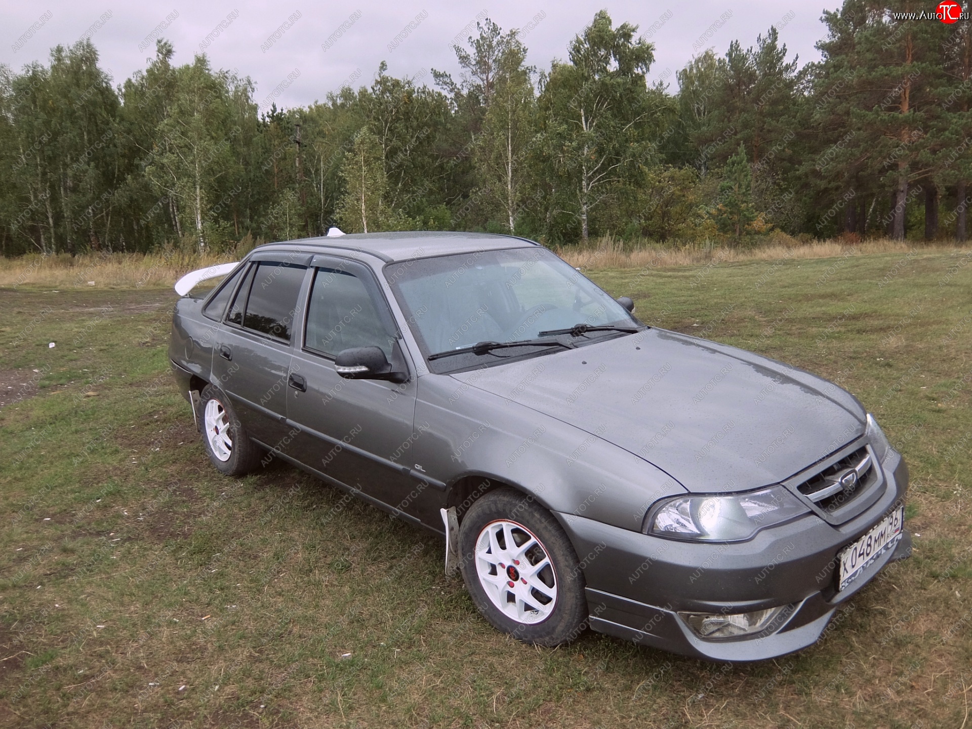 3 649 р. Накладка переднего бампера Sport Daewoo Nexia рестайлинг (2008-2015) (Неокрашенная)  с доставкой в г. Горно‑Алтайск