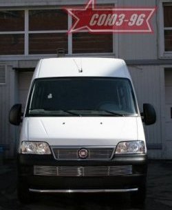 11 564 р. Защита переднего бампера одинарная Souz-96 (d60) Fiat Ducato 250 (2006-2014)  с доставкой в г. Горно‑Алтайск. Увеличить фотографию 3