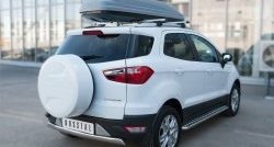 15 649 р. Защита заднего бампера (Ø75x42 мм, нержавейка) Russtal Ford EcoSport дорестайлинг (2013-2019)  с доставкой в г. Горно‑Алтайск. Увеличить фотографию 4