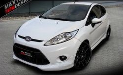 Пороги накладки Maxton Ford Fiesta 6 хэтчбэк 3 дв. дорестайлинг (2008-2013)