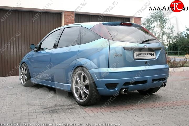 28 999 р. Задний бампер ST1 Ford Focus 1 хэтчбэк 5 дв. дорестайлинг (1998-2002)  с доставкой в г. Горно‑Алтайск