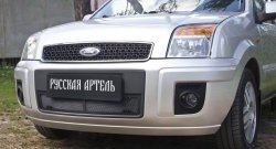 2 159 р. Защитная сетка решетки переднего бампера РА Ford Fusion 1  рестайлинг, хэтчбэк (2005-2012)  с доставкой в г. Горно‑Алтайск. Увеличить фотографию 3