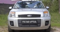 2 159 р. Защитная сетка решетки переднего бампера РА Ford Fusion 1  рестайлинг, хэтчбэк (2005-2012)  с доставкой в г. Горно‑Алтайск. Увеличить фотографию 1