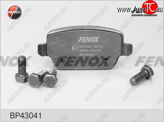 1 479 р. Колодка заднего дискового тормоза FENOX Ford S-Max 1 дорестайлинг (2006-2010)  с доставкой в г. Горно‑Алтайск