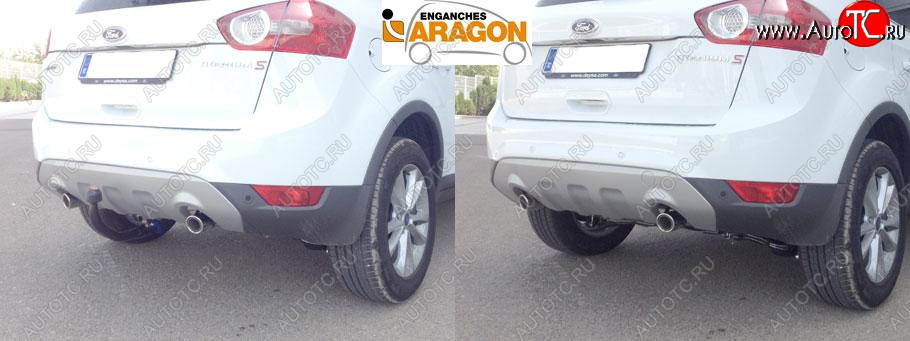 22 699 р. Фаркоп Aragon.(шар V) Ford Kuga 2 дорестайлинг (2013-2016)  с доставкой в г. Горно‑Алтайск