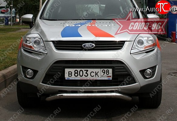 10 799 р. Защита переднего бампера одинарная Souz-96 (d60). Ford Kuga 1 (2008-2013)  с доставкой в г. Горно‑Алтайск