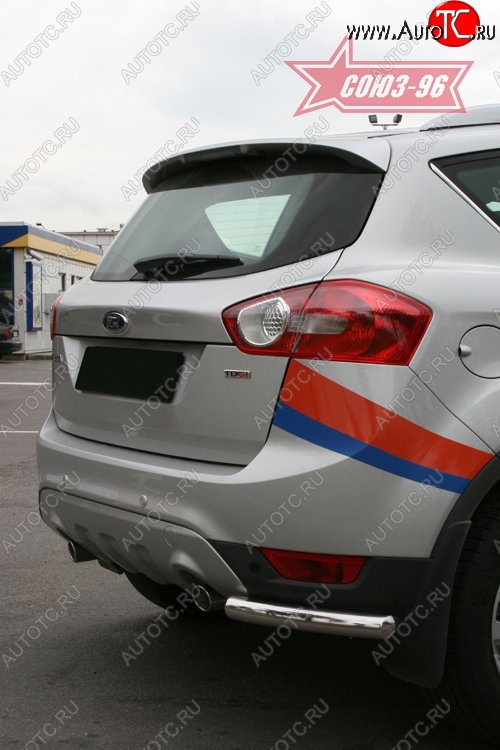 7 649 р. ЗЗащита заднего бампера Souz-96 (d60 mm) Ford Kuga 1 (2008-2013)  с доставкой в г. Горно‑Алтайск