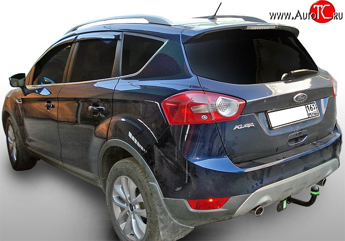 7 999 р. Фаркоп Лидер Плюс Ford Kuga 1 (2008-2013) (Без электропакета)  с доставкой в г. Горно‑Алтайск