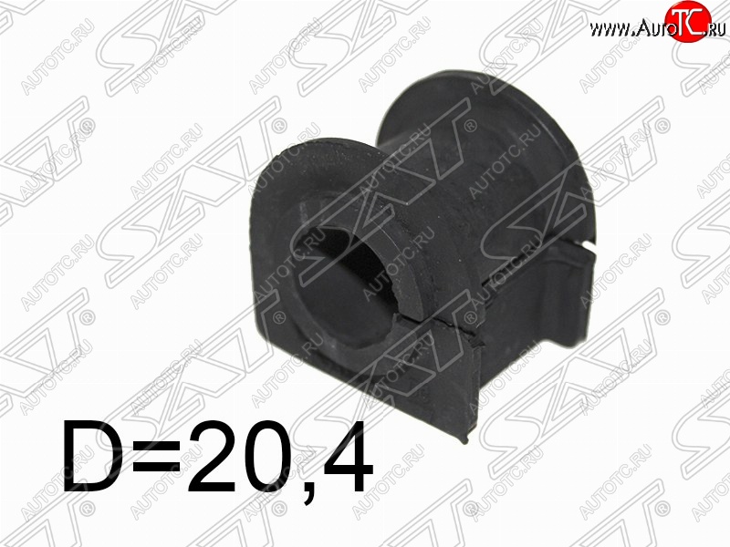138 р. Резиновая втулка заднего стабилизатора SAT (D=20.4)  Ford Mondeo (2000-2007) Mk3,B4Y дорестайлинг, седан, Mk3,BWY дорестайлинг, универсал, Mk3,B4Y рестайлинг, седан, Mk3,BWY рестайлинг, универсал  с доставкой в г. Горно‑Алтайск