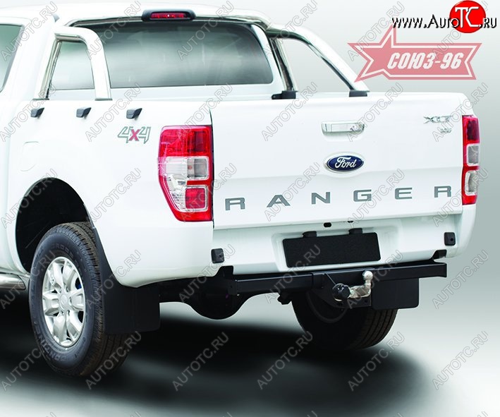 8 594 р. Фаркоп Souz-96 Ford Ranger RapCab дорестайлинг (2011-2016)  с доставкой в г. Горно‑Алтайск