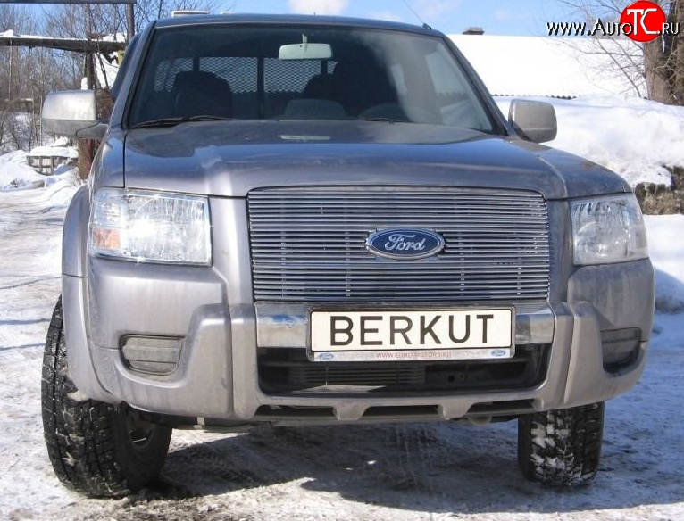 8 999 р. Декоративная вставка решетки радиатора (рестайлинг) Berkut Ford Ranger (2006-2009)  с доставкой в г. Горно‑Алтайск