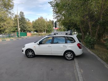 2 499 р. Багажная корзина Металл Дизайн Volvo XC70 (1997-2000) (серебристая)  с доставкой в г. Горно‑Алтайск. Увеличить фотографию 5