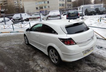 4 049 р. Спойлер на дверь багажника Global Tuning Opel Astra H GTC хэтчбек 3 дв. дорестайлинг (2004-2006) (Неокрашенный)  с доставкой в г. Горно‑Алтайск. Увеличить фотографию 11