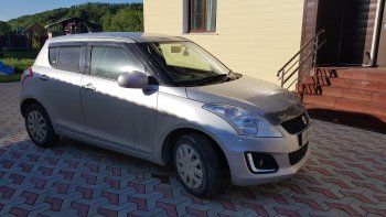 1 999 р. Дефлектора окон CA-Plastiс Suzuki Swift ZC72S дорестайлинг, хэтчбэк 5 дв. (2010-2013) (Classic полупрозрачный)  с доставкой в г. Горно‑Алтайск. Увеличить фотографию 2