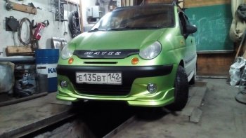 3 999 р. Накладка переднего бампера Sport-Line Daewoo Matiz M100 дорестайлинг (1998-2000)  с доставкой в г. Горно‑Алтайск. Увеличить фотографию 2