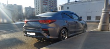 7 499 р. Пластиковые пороги Kudos  KIA Rio  4 FB (2016-2025) дорестайлинг седан, рестайлинг седан (Неокрашенные)  с доставкой в г. Горно‑Алтайск. Увеличить фотографию 3