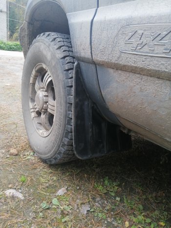 899 р. Передние широкие брызговики Лидер  Chevrolet Niva  2123 (2002-2008), Лада 2123 (Нива Шевроле) (2002-2008)  с доставкой в г. Горно‑Алтайск. Увеличить фотографию 12