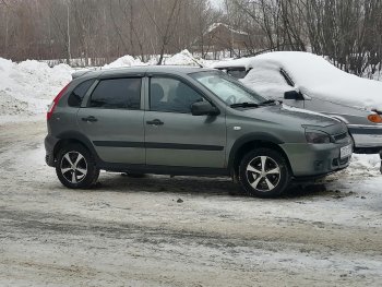 979 р. Арки крыльев Автостайл™ (декоративные, под установку с порогами, имеющие заходы на заднюю арку) Лада Калина 1118 седан (2004-2013) (Поверхность шагрень)  с доставкой в г. Горно‑Алтайск. Увеличить фотографию 6