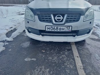 5 799 р. Накладка переднего бампера Городская Легенда Nissan Qashqai 1 дорестайлинг (2007-2010) (Неокрашенная)  с доставкой в г. Горно‑Алтайск. Увеличить фотографию 5