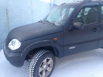 1 799 р. Арки крыльев Кураж 2  Chevrolet Niva  2123 (2002-2008), Лада 2123 (Нива Шевроле) (2002-2008) (Неокрашенные)  с доставкой в г. Горно‑Алтайск. Увеличить фотографию 5