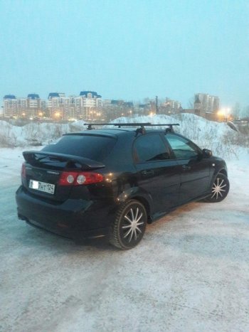 2 569 р. Пороги накладки Атланта  Chevrolet Lacetti  хэтчбек (2002-2013) (Неокрашенные)  с доставкой в г. Горно‑Алтайск. Увеличить фотографию 5