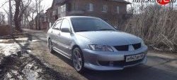 849 р. Комплект широких ресничек Evo V2  Mitsubishi Lancer  9 (2003-2009) 1-ый рестайлинг седан, 1-ый рестайлинг универсал, 2-ой рестайлинг седан, 2-ой рестайлинг универсал (Неокрашенные)  с доставкой в г. Горно‑Алтайск. Увеличить фотографию 4