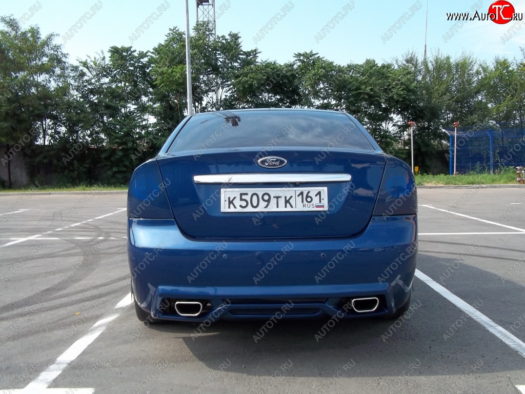 17 999 р. Задний бампер M-VRS Ford Focus 2  седан дорестайлинг (2004-2008) (Неокрашенный)  с доставкой в г. Горно‑Алтайск