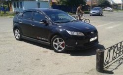 2 679 р. Пороги накладки Снайпер Ford Focus 2 седан рестайлинг (2007-2011) (Неокрашенные)  с доставкой в г. Горно‑Алтайск. Увеличить фотографию 2