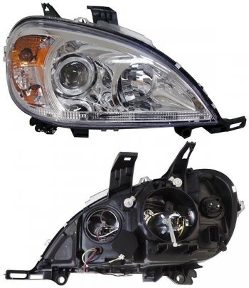 Правая фара SAT (белый поворот) Freightliner Columbia (2000-2025), Mercedes-Benz ML class  W163 (2001-2005)