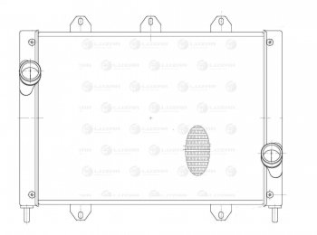 18 399 р. Радиатор интеркулера (ГАЗель Бизнес) LUZAR универсальный ГАЗ ГАЗель 3221 дорестайлинг автобус (1996-2002)  с доставкой в г. Горно‑Алтайск. Увеличить фотографию 3