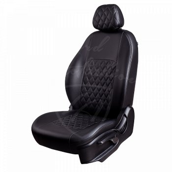 Чехлы для сидений Lord Autofashion Турин Ромб (экокожа, отдельные бока) Geely Emgrand EC7 седан дорестайлинг (2009-2016)