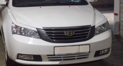 849 р. Реснички на фары Кураж  Geely Emgrand EC7 (2009-2016) седан дорестайлинг (Неокрашенные)  с доставкой в г. Горно‑Алтайск. Увеличить фотографию 3