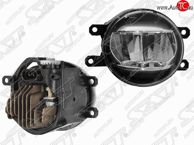 1 769 р. Правая противотуманная фара SAT (LED) Lexus CT200h A10 дорестайлинг (2011-2013)  с доставкой в г. Горно‑Алтайск