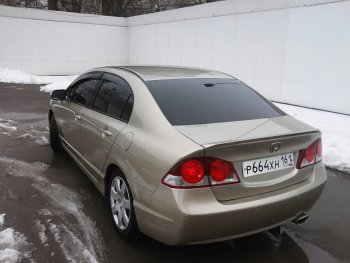 Лип спойлер АВТОКРАТ Honda (Хонда) Civic (Цивик)  FD (2005-2011) FD седан дорестайлинг, седан рестайлинг