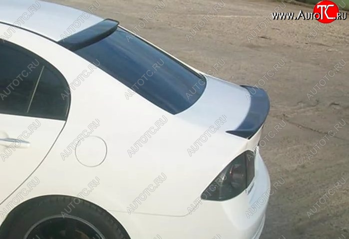 3 299 р. Лип спойлер Tuning-Sport Honda Civic FD седан дорестайлинг (2005-2008) (Неокрашенный)  с доставкой в г. Горно‑Алтайск