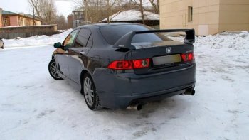 6 799 р. Спойлер Mugen  Honda Accord  CL (2002-2008) седан дорестайлинг, седан рестайлинг (Неокрашенные)  с доставкой в г. Горно‑Алтайск. Увеличить фотографию 2