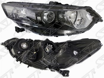 Правая передняя фара SAT (с электрокорректором) Honda Accord ( 8 CU,  8 CW) (2011-2013) седан рестайлинг, универсал рестайлинг